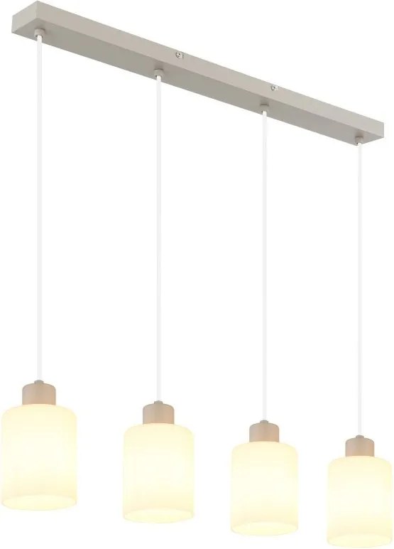 Lustra cu 4 pendule din sticla TRENT