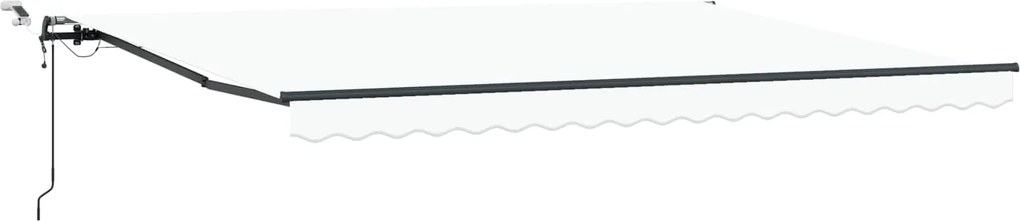 vidaXL Țesătură pentru copertină cu Alb 450 × 300 cm Poliester