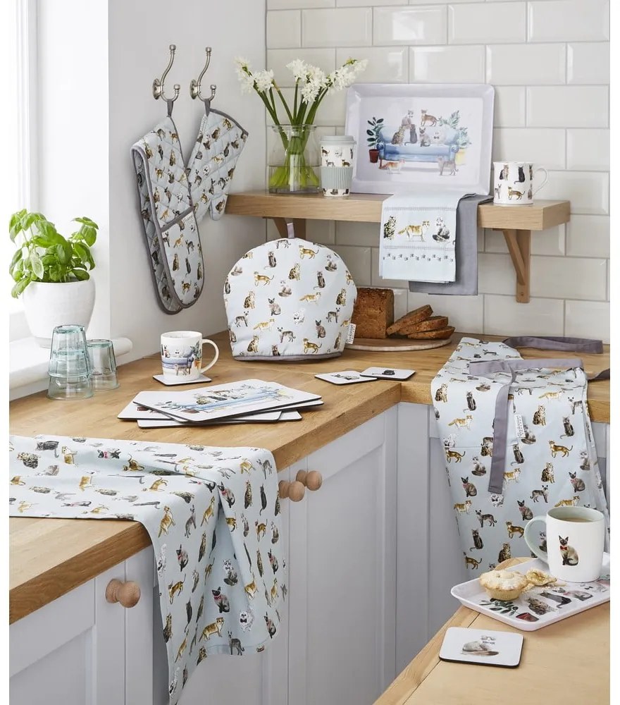 Set de textile pentru bucătărie 13 buc. Curious Cats – Cooksmart ®