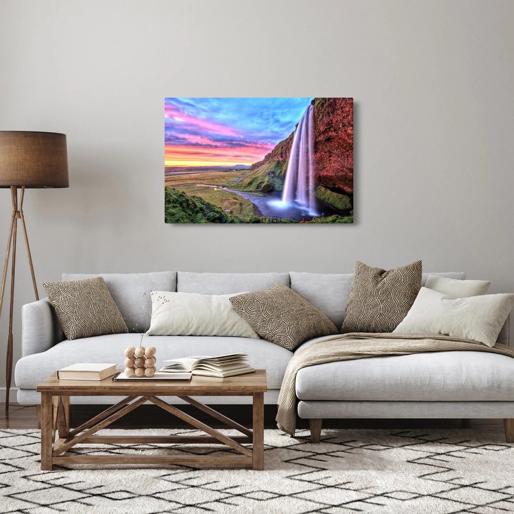 Tablou - Cascada Seljalandsfoss (90x60 cm)