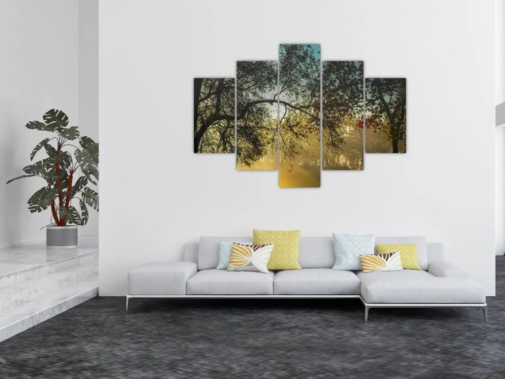 Tablou cu răsărit de soare (150x105 cm)
