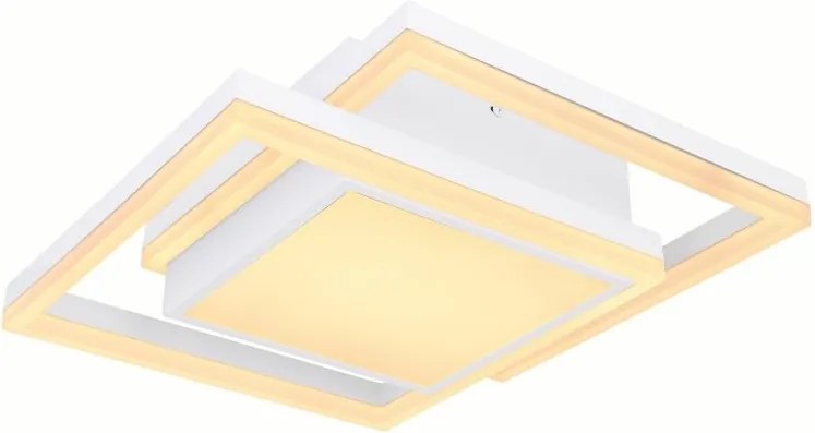 Plafoniera Smart LED CCT dimabila cu telecomanda SQUARES