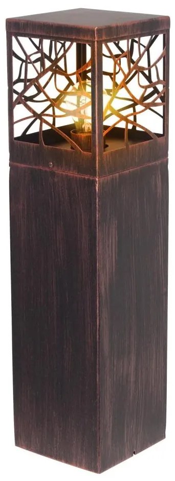 Brilliant - Lampă de exterior WHITNEY 1xE27/52W/230V IP44 patină/cupru