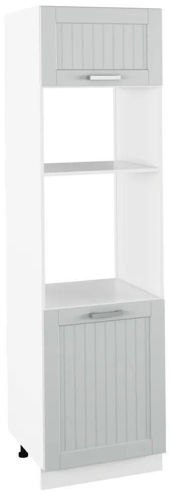 Dulap încorporat Janne Typ 81 (gri deschis + alb). 1021237
