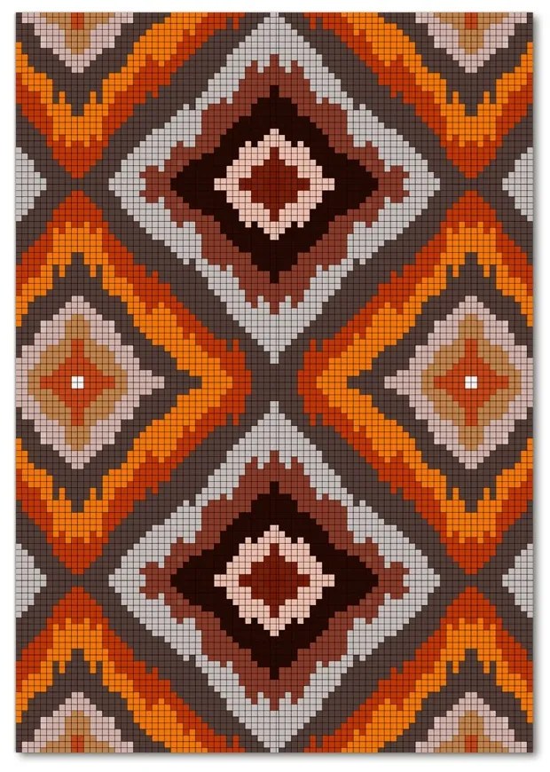 Tablou Printat Pe Sticlă fundal retro