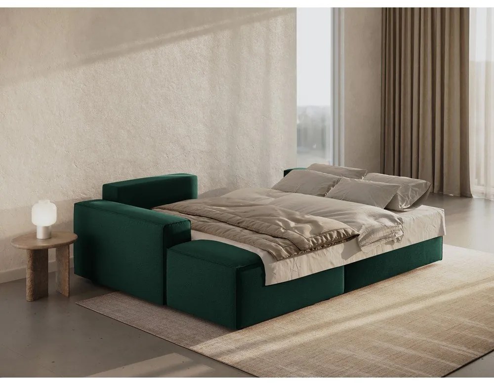 Colțar verde extensibil (cu colț pe partea stângă ) Jodie – Micadoni Home