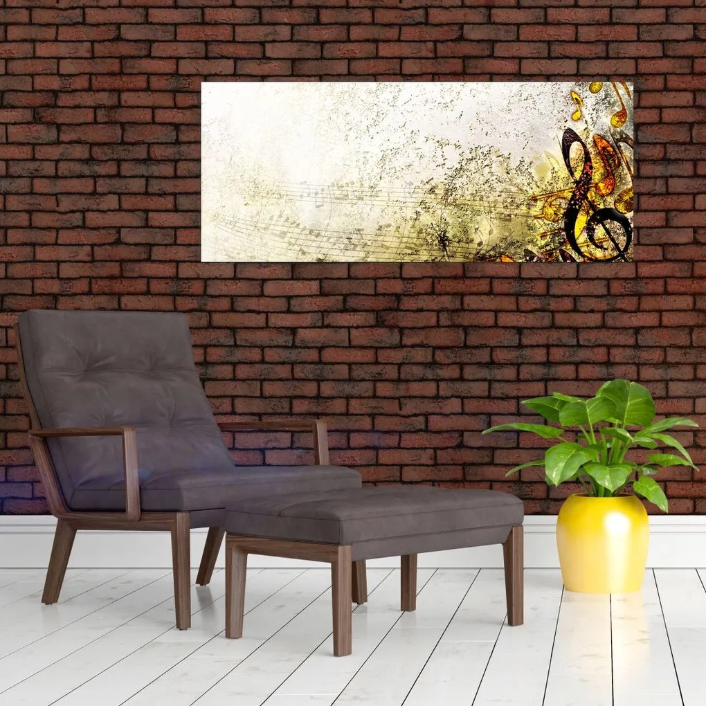 Tablou - Puterea muzicii (120x50 cm)