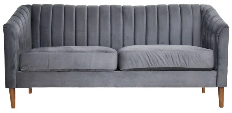 Canapea Belle 208x80x85 cm Material Catifea Gri