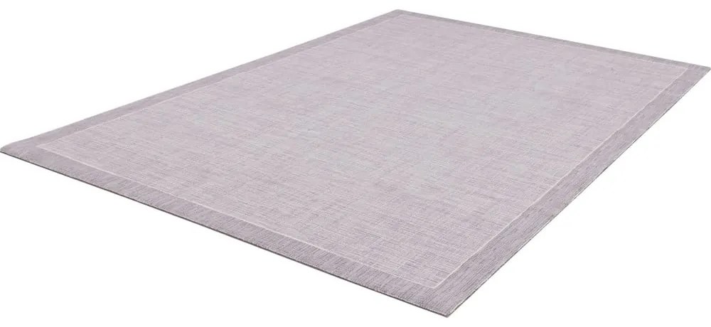 Covor gri din lână 160x240 cm Linea – Agnella