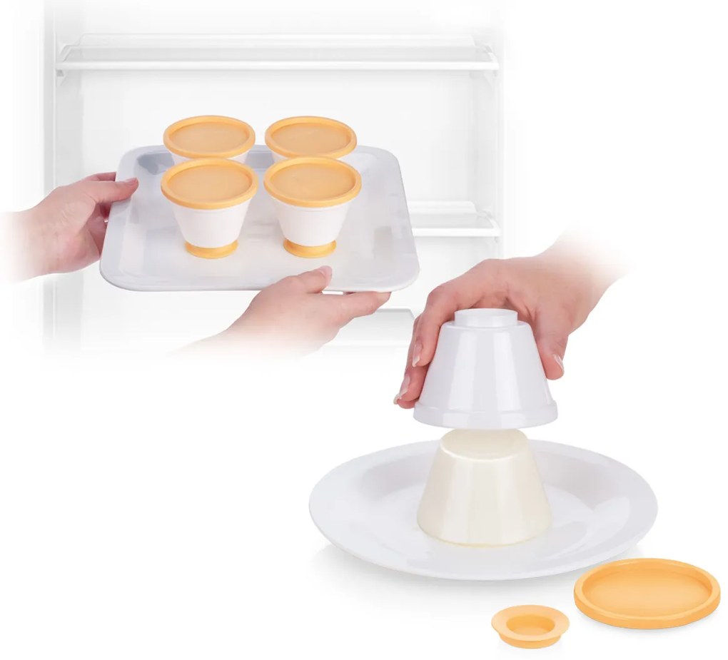 Tescoma Formele pentru panna cotta DELÍCIA, 4 buc.