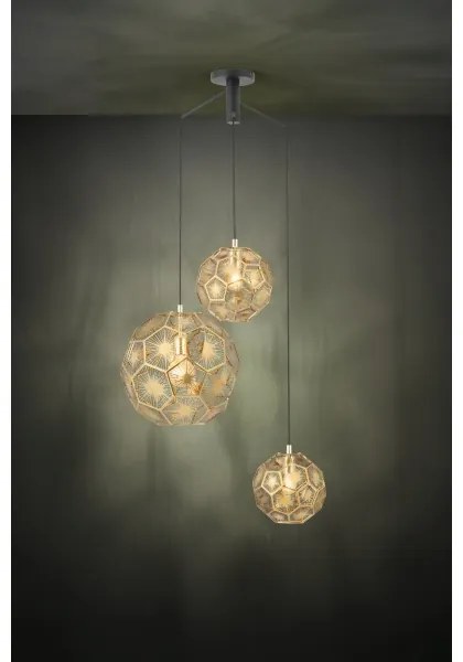 Lustră pe cablu SKOURA 3xE27/60W/230V Eglo 39758