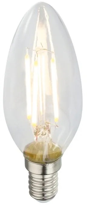 Set de 2 becuri E14 LED candle 4 Watt 400lm 3000K