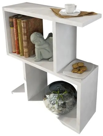 Măsuță laterală KARINUS 55,4x50 cm albă