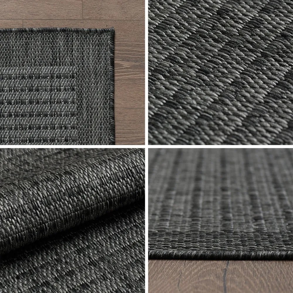 Covor pentru exterior și interior gri închis 200x290 cm Giza 1410 – Ayyildiz Carpets