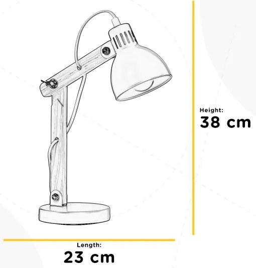 Lampă de masă ONLI NORA 1xE14/6W/230V gri