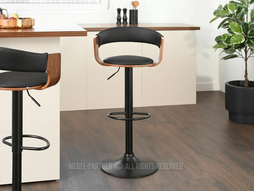 Scaun Hoch (nuc închis + negru). 1110588
