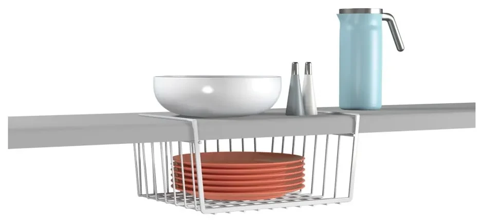 Coș suplimentar de bucătărie suspendat din oțel 30cm – Metaltex