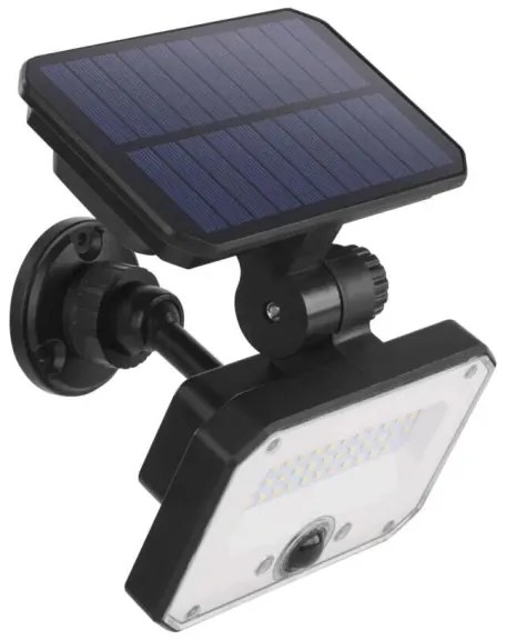Proiector LED solar cu senzor de mișcare SPILO LED/3,7V 3600mAh 4000K IP54 + telecomandă