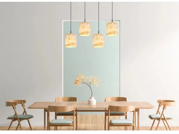 Lustră pe cablu Globo 15580-4H ENGELBERT 4xE27/40W/230V