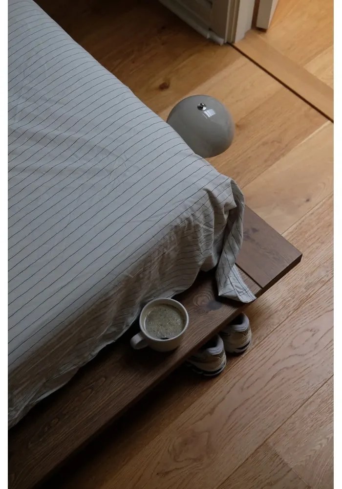 Pat maro din lemn de pin cu somieră 120x200 cm Japan – Karup Design