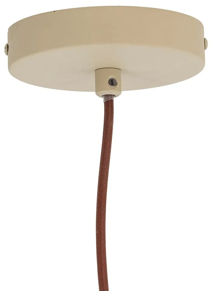 Lustră crem cu abajur din metal ø 40 cm Lacya – Bloomingville