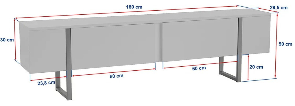 Masă TV Serenity White