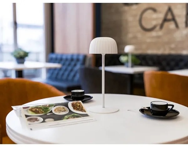 Lampă LED reîncărcabilă dimabilă de masă de exterior VIVIEN LED/3W/5V 2700K IP54 alb