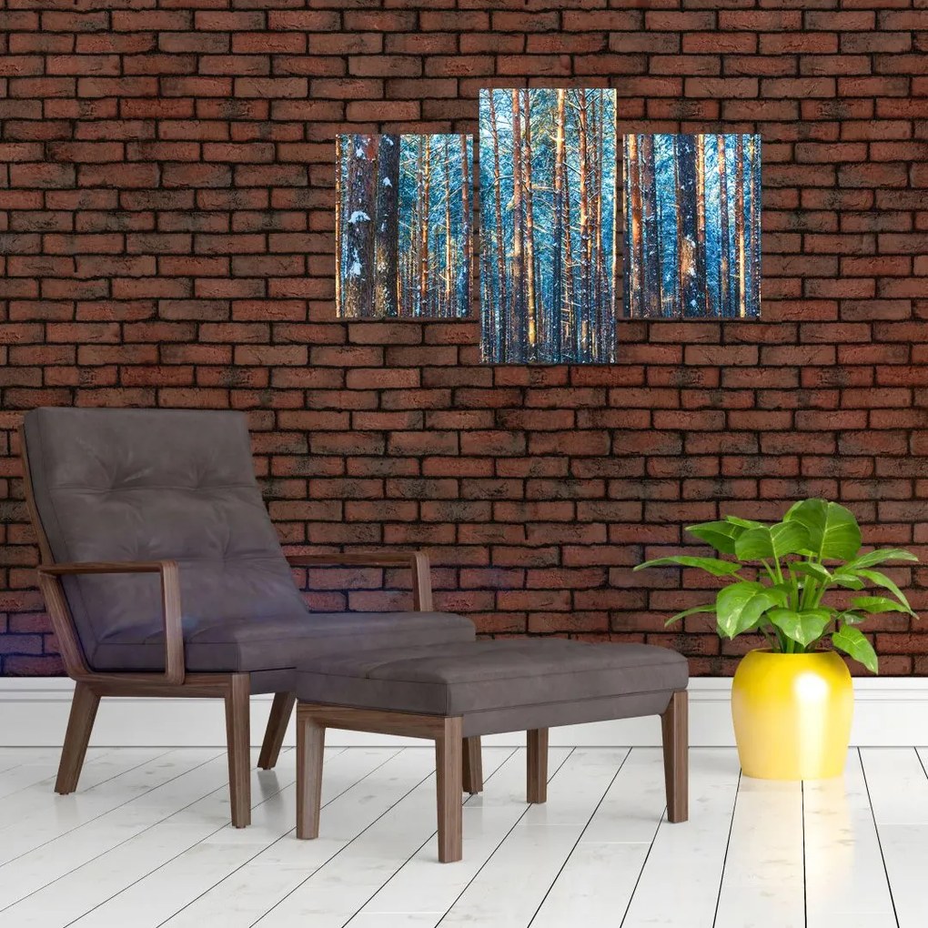 Tablou - Pădurea iarna (90x60 cm)