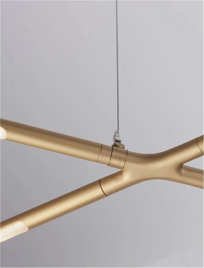 Lustra LED suspendata design modern RACCIO aurie