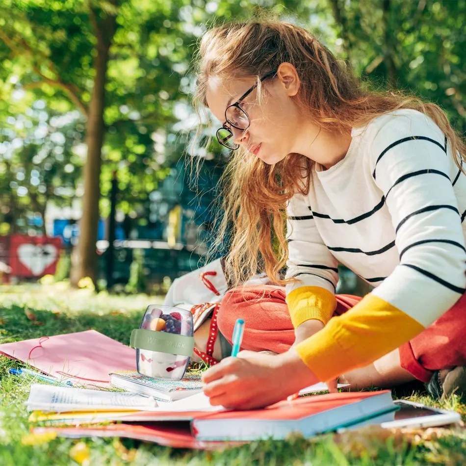 Cutie pentru gustări din două piese Westmark MAXI,700 ml , verde mentă, L