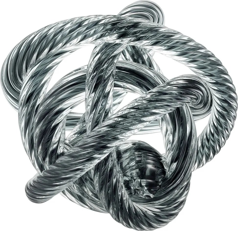 Obiect decorativ LUX Dominico M, diam.15cm gri 113528 HZ