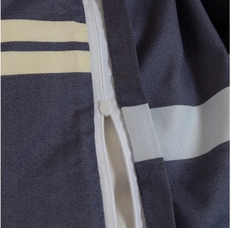 Lenjerie de pat din microfibra TARTAN albastru inchis Dimensiune lenjerie de pat: 2 buc 70 x 80 cm | 160 x 200 cm