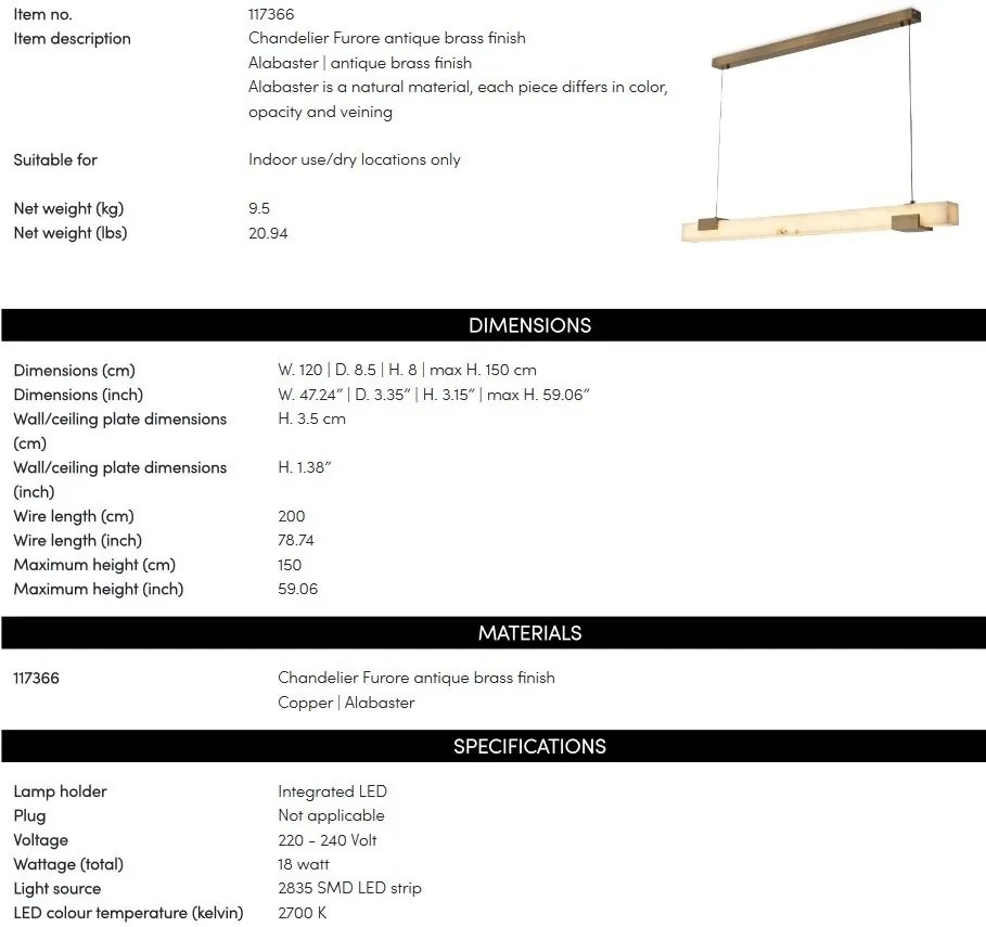 Lustra suspendata LUX design deosebit Furore LED