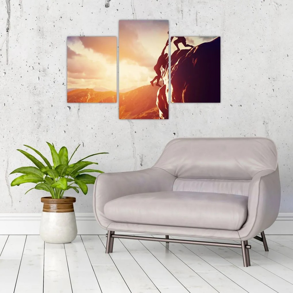 Tablou - Alpiniști (90x60 cm)