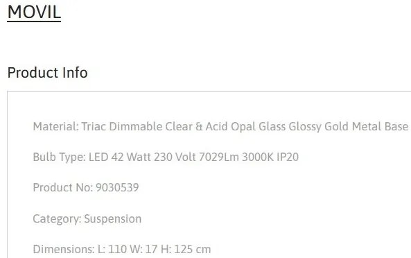 Lustra LED design modern decorativ Movil