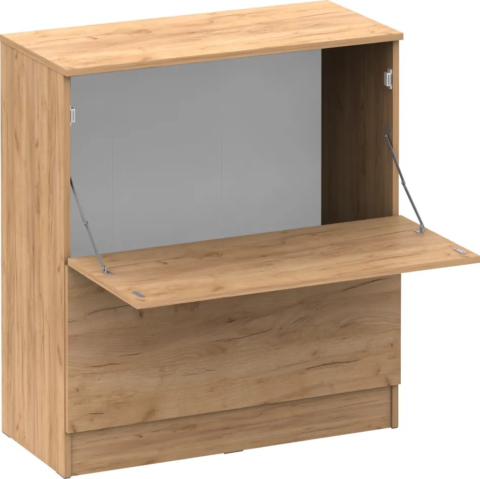 Dulap pentru perne şi plapume, stejar craft auriu, BETTY 2 BE-02-040
