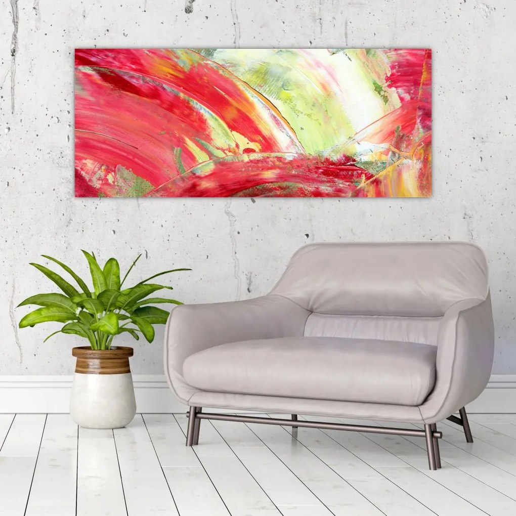 Tablou cu abstracție - pictura (120x50 cm)