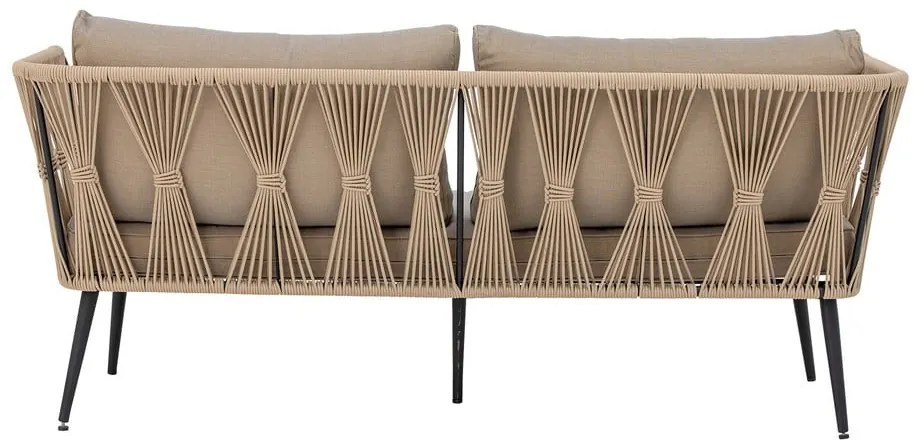 Canapea de grădină bej Pavone – Bloomingville