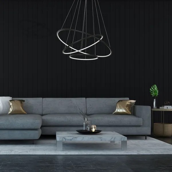 LED Lustră pe cablu ORION 3xLED/99W/230V