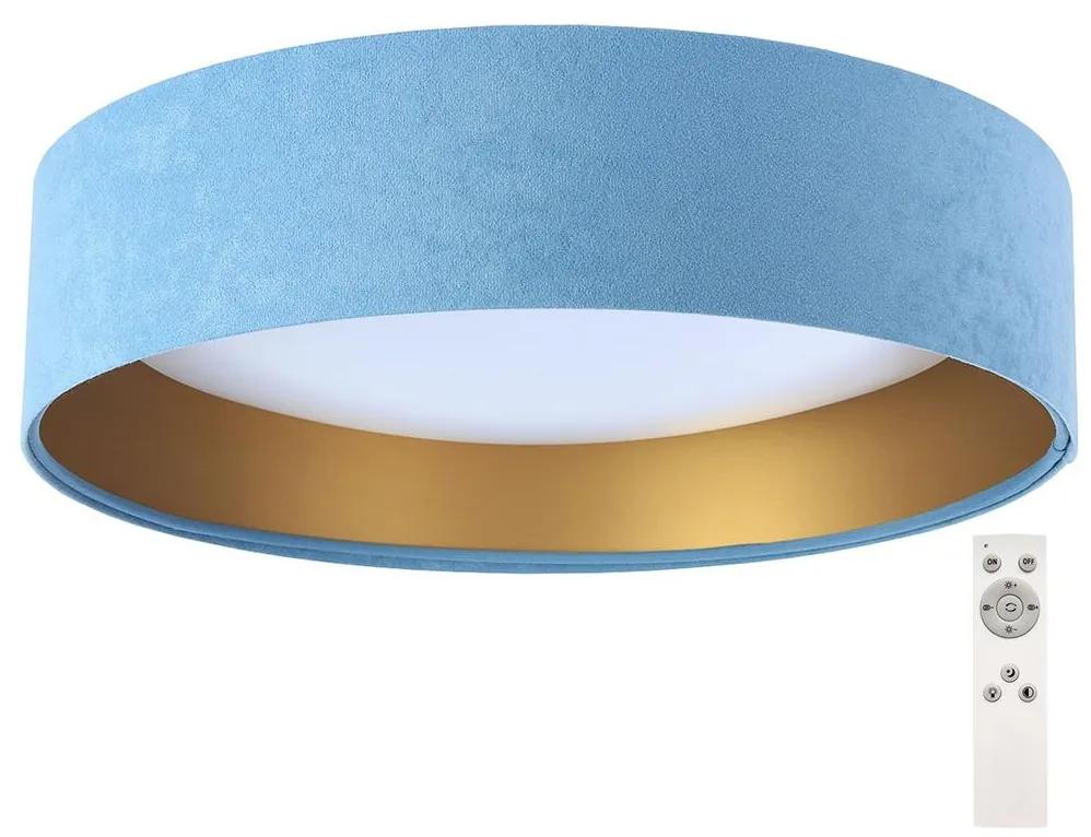 Plafonieră LED dimabilă SMART GALAXY LED/24W/230V albastră/aurie + telecomandă