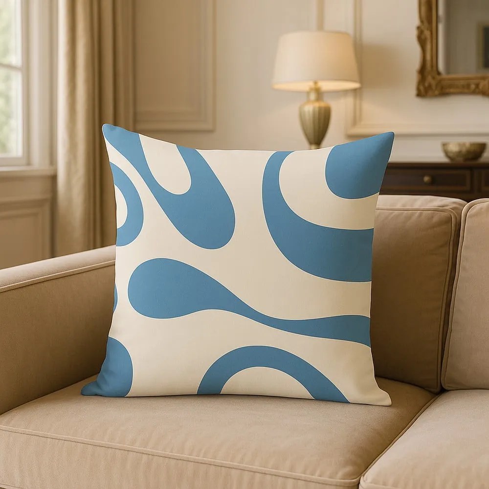 Față de pernă 43x43 cm Blue Latte – Mila Home