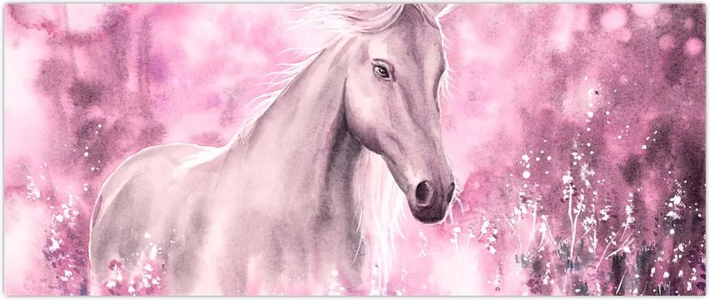 Tablou - Cal pictat (120x50 cm)