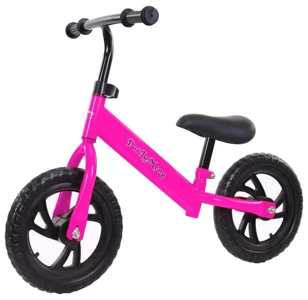 Bicicleta de echilibru fara pedale pentru incepatori, 2 - 5 ani, Roz