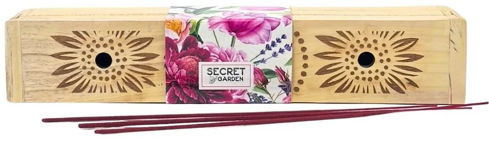 Arome Secret garden cutie de lemn cu bețișoareparfumate Soothing Oasis, 10 bețișoare