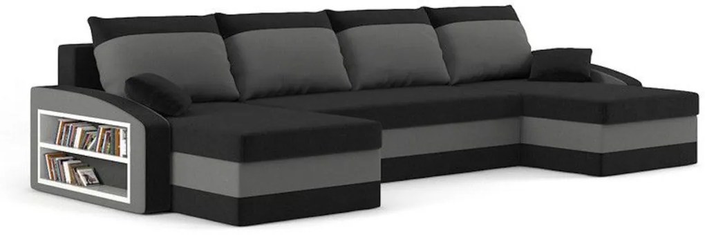Expedo Canapea extensibilă în formă de U EVELYN 2,300x75x140,haiti 17/haiti 18,dreapta