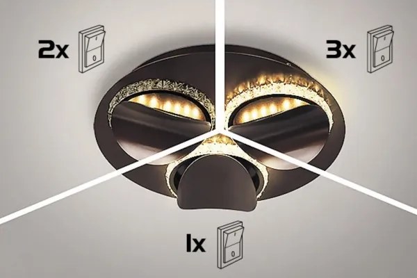 Rabalux 5051 - Plafonieră LED dimabilă CAPRIANA LED/36W/230V