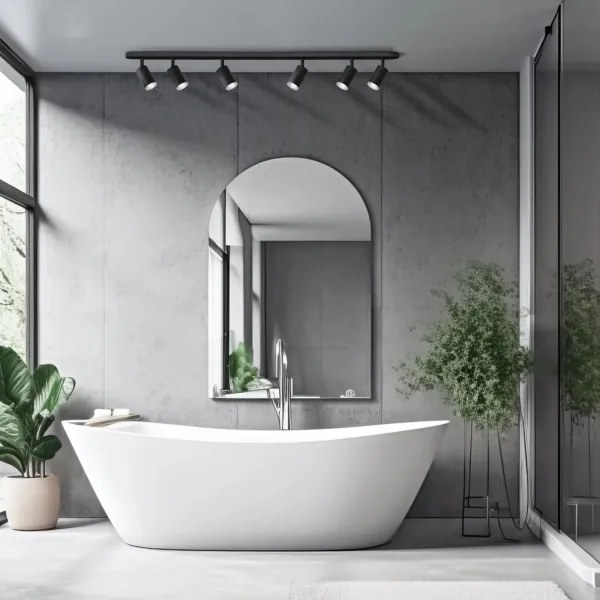 Spot pentru baie TURYN 6xGU10/10W/230V IP44 negru