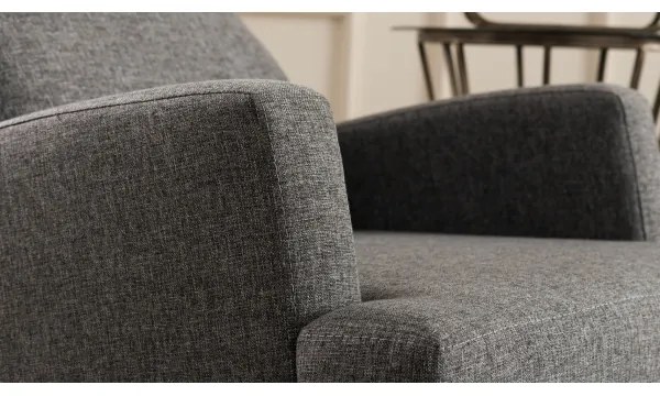 Fotoliu PULA, gri închis