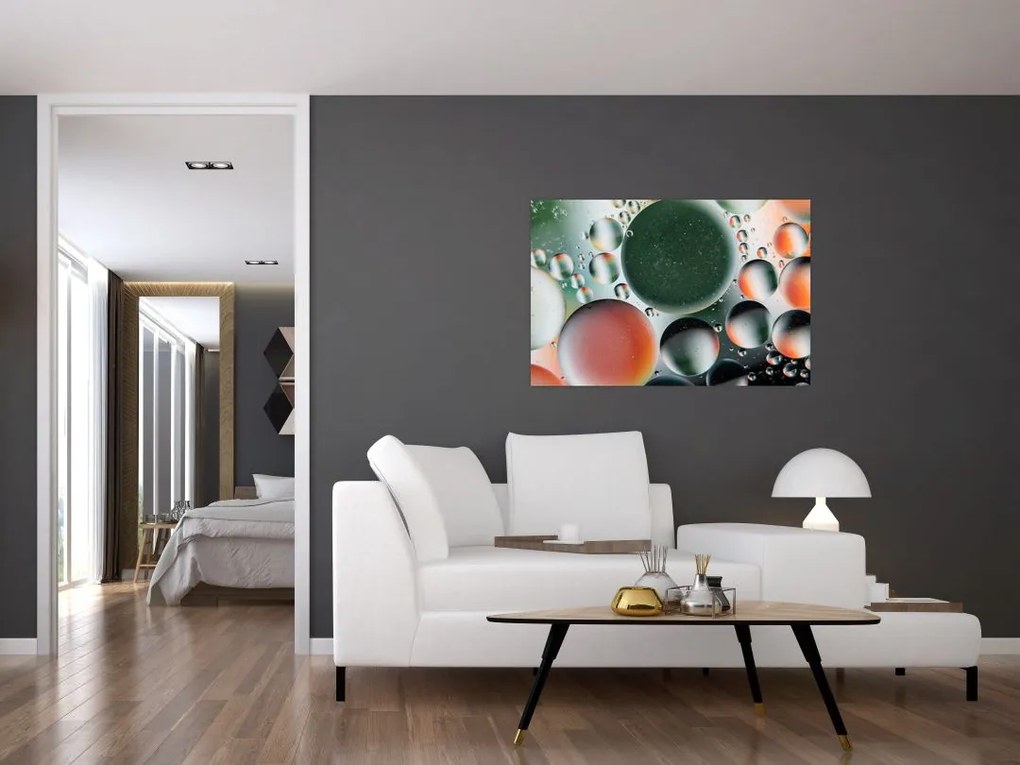 Tablou abstract - buline (90x60 cm)