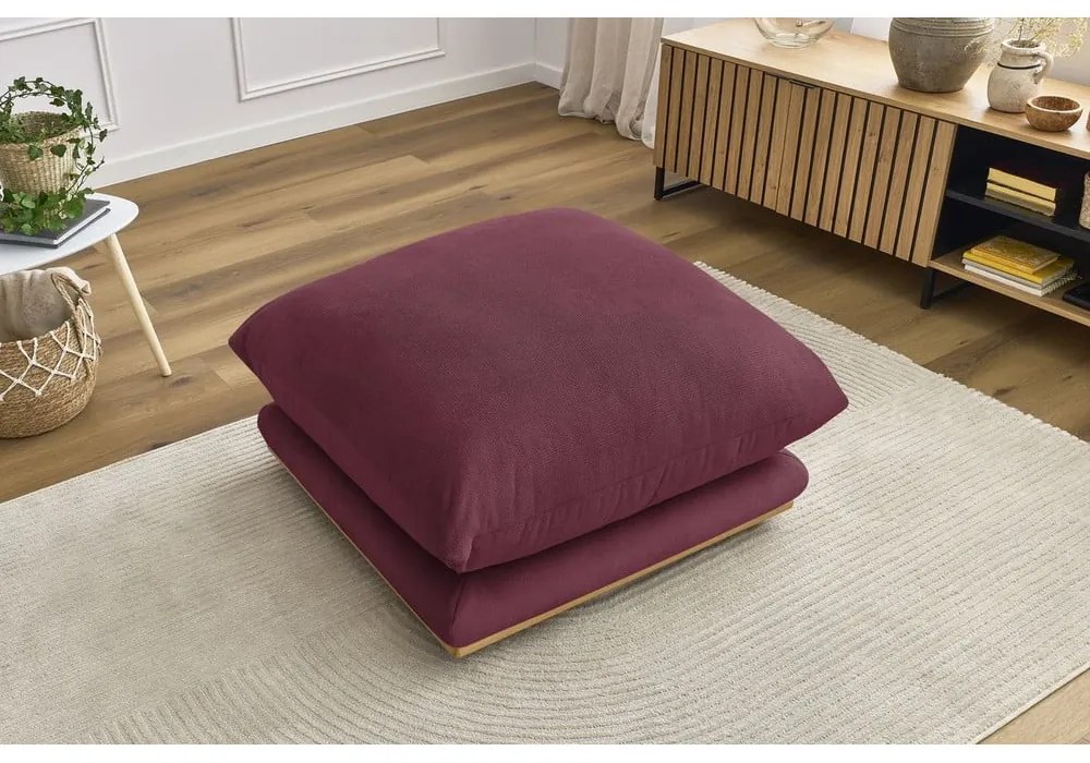 Taburet burgundy Ernest – Bobochic Paris